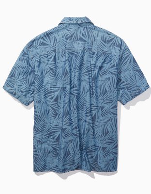 Мужские рубашки American Eagle AE Tropical Button-Up Poolside Shirt — фото 2