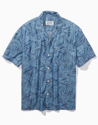 AE Poolside Tropical Button-Up Shirt