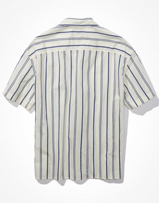 AE Striped Button-Up Poolside Shirt