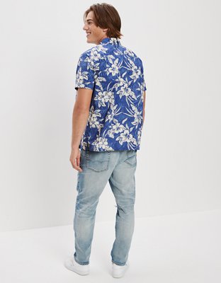 AE Tropical Button-Up Resort Shirt