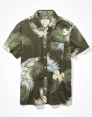 AE Tropical Button-Up Resort Shirt