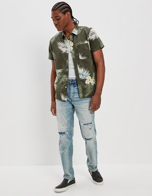 AE Tropical Button-Up Resort Shirt