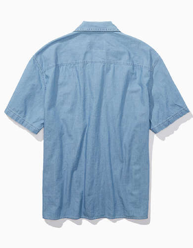 AE Chambray Button-Up Poolside Shirt