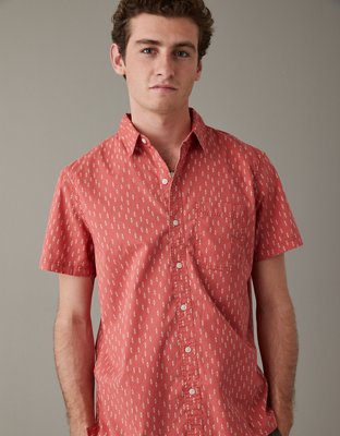 Slim-Fit Printed Built-In Flex Everyday Shirt for Men