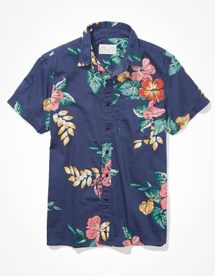 AE Tropical Button-Up Resort Shirt