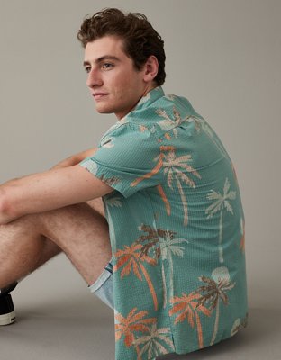 AE Tropical Button-Up Resort Shirt