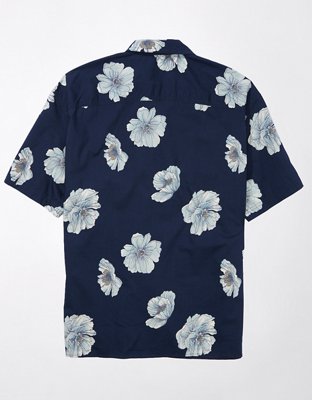 AE Poolside Tropical Button-Up Shirt