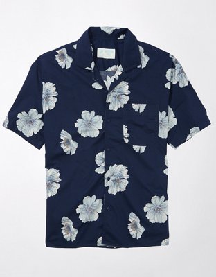 AE Tropical Button-Up Poolside Shirt