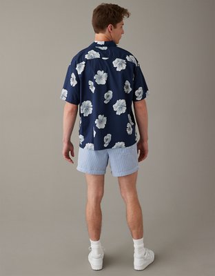 AE Poolside Tropical Button-Up Shirt
