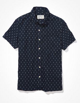 AE Printed Button-Up Resort Shirt