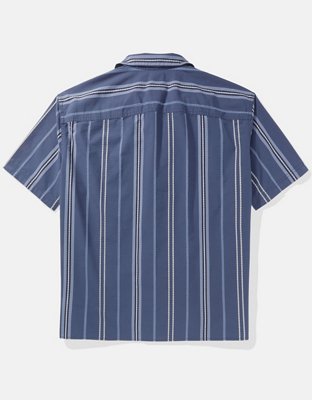 AE Poolside Striped Button-Up Shirt