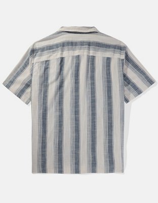 AE Poolside Striped Button-Up Shirt