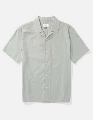 AE Waffle Button-Up Poolside Shirt