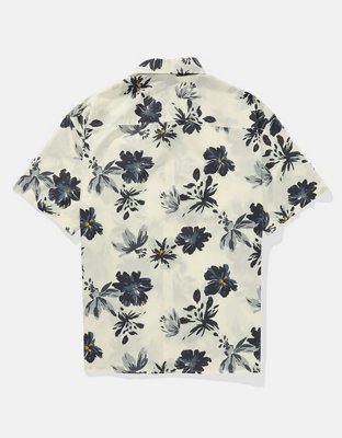 AE Poolside Floral Button-Up Shirt