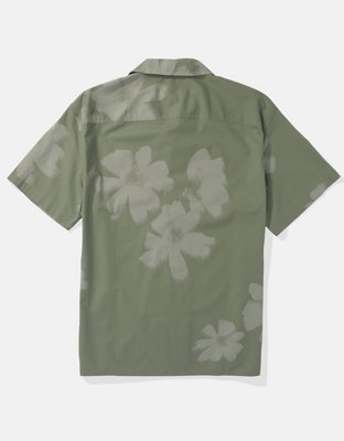 AE Poolside Floral Button-Up Shirt