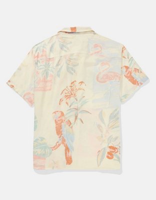 AE Poolside Tropical Button-Up Shirt