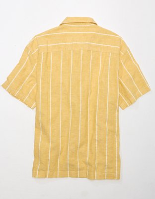AE Poolside Striped Button-Up Shirt