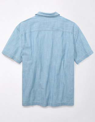AE Poolside Chambray Button-Up Shirt