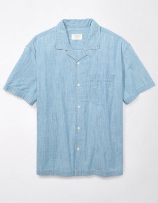 AE Poolside Chambray Button-Up Shirt