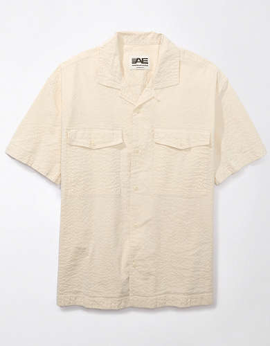 AE 24/7 Stretch Button-Up Poolside Shirt