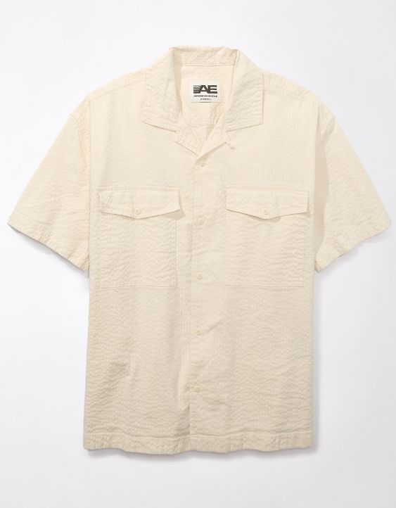 AE 24/7 Stretch Button-Up Poolside Shirt