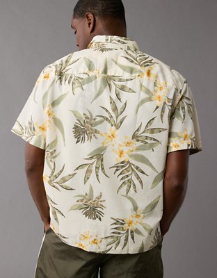 AE Poolside Tropical Button-Up Shirt