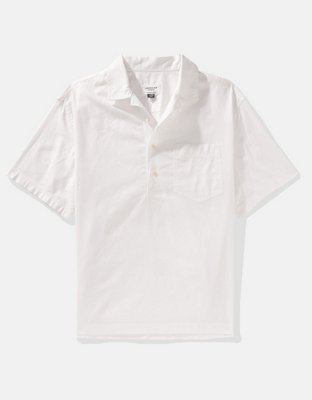 AE Linen-Blend Popover Shirt