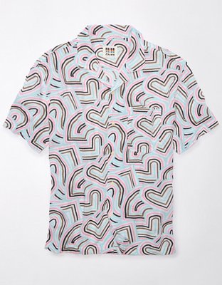 AE Pride Button-Up Poolside Shirt