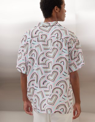 AE Pride Button-Up Poolside Shirt