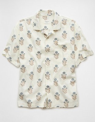 AE Poolside Floral Button-Up Shirt