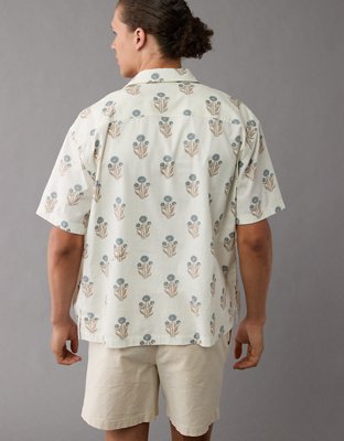 AE Poolside Floral Button-Up Shirt