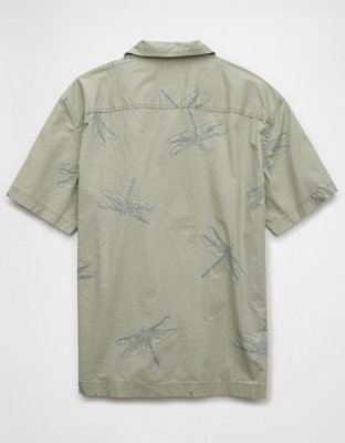 AE Poolside Printed Button-Up Shirt