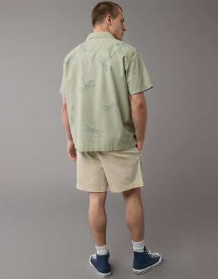 AE Poolside Printed Button-Up Shirt