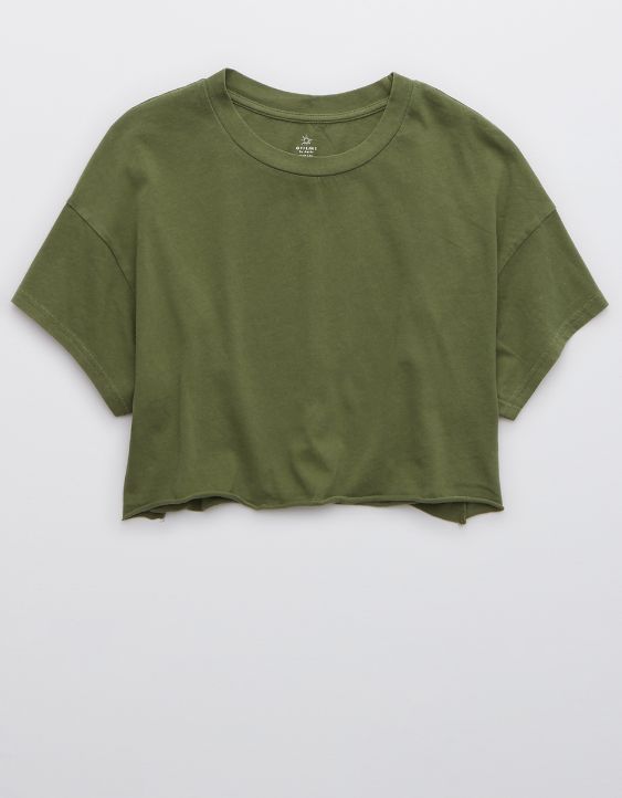 OFFLINE Raw Cut Cropped T-Shirt