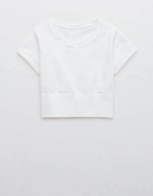 OFFLINE By Aerie Sidewalk Seamless Cropped T-Shirt