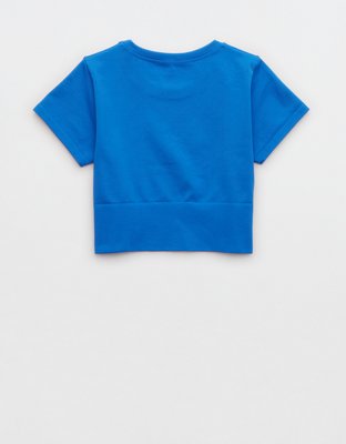 OFFLINE By Aerie Sidewalk Seamless Cropped T-Shirt