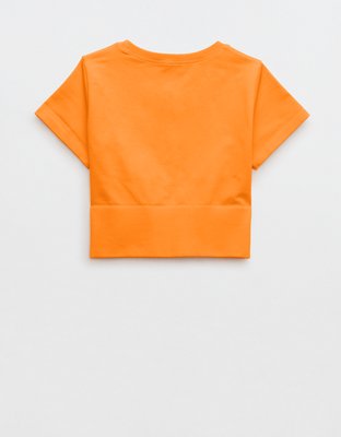 OFFLINE By Aerie Sidewalk Seamless Cropped T-Shirt