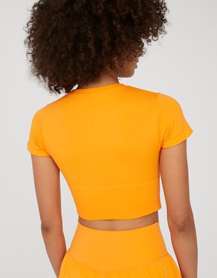 OFFLINE By Aerie Sidewalk Seamless Cropped T-Shirt
