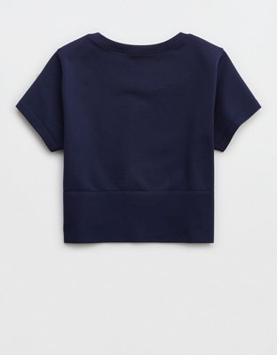 OFFLINE By Aerie Sidewalk Seamless Cropped T-Shirt