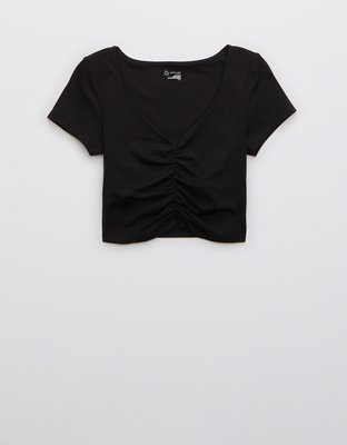 OFFLINE By Aerie Real Me Ruched T-Shirt