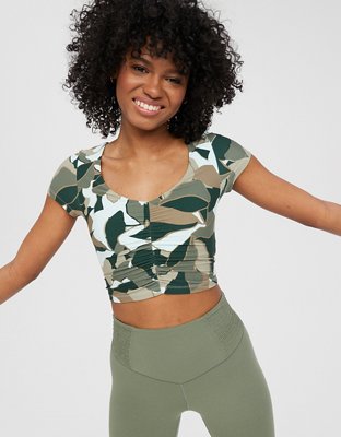 OFFLINE By Aerie Real Me Ruched T-Shirt