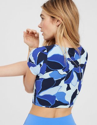 Женские футболки Aerie OFFLINE By Aerie Real Me Ruched T-Shirt — фото 3