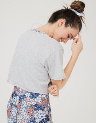 Женские футболки Aerie OFFLINE Graphic Cropped Crewneck T-Shirt — фото 2