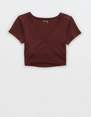 OFFLINE By Aerie Real Me V-Neck T-Shirt