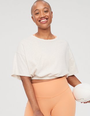OFFLINE By Aerie New Spin Crop Tee