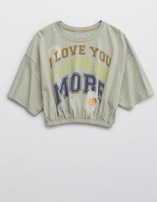 Женские футболки Aerie OFFLINE By Aerie New Spin Crop Tee — фото 3