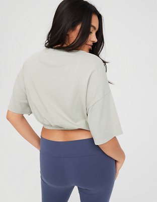 Женские футболки Aerie OFFLINE By Aerie New Spin Crop Tee — фото 2