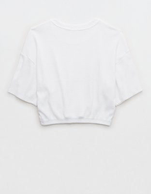OFFLINE By Aerie Wow! Waffle Cinched T-Shirt