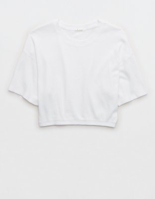 OFFLINE By Aerie Wow! Waffle Cinched T-Shirt