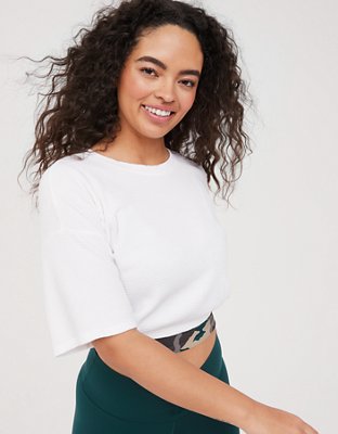 OFFLINE By Aerie Wow! Waffle Cinched T-Shirt